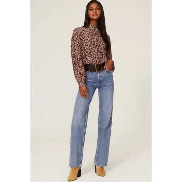 Vanessa Bruno Paolo Paisley Top 🩶 - Picture 3 of 11